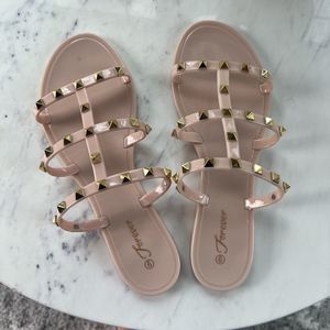 Jelly Sandals, Size 9